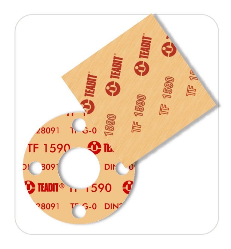 ปะเก็นแผ่น PTFE ชนิดโครงสร้าง TF1590