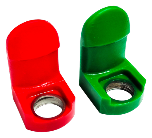 PU Gripper สีแดงและสีเขียว สำหรับงานจับและเคลื่อนย้ายชิ้นงานในสายการผลิต