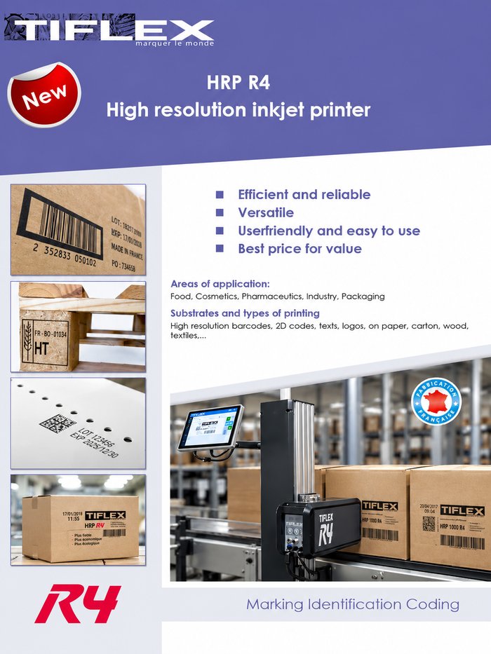 ปกแค็ตตาล็อกเครื่องพิมพ์ TIFLEX HRP R4
