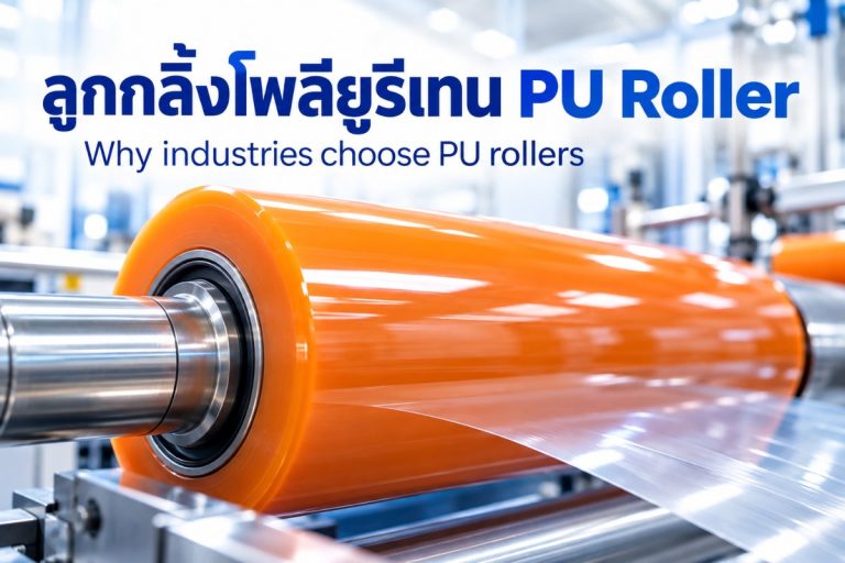 ทำไมควรใช้ ลูกกลิ้งโพลียูรีเทน (PU Roller) ในอุตสาหกรรม?