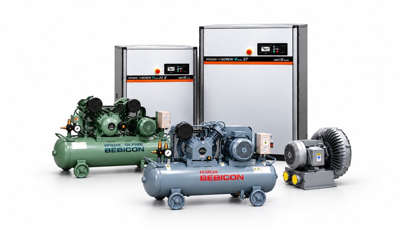 ชุดเครื่องอัดอากาศ Hitachi